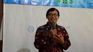 Muhsin Kalida,S.Ag., M.A,. saat menyampaikan hikmah syawalan