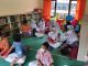 Kegiatan Kunjung Perpustakaan bersama SD N Gentan Ngaglik Sleman dalam sesi tanya jawab